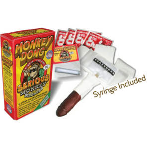 Monkey Dong Synthetic Urine Kit - Package Contents (Brown)